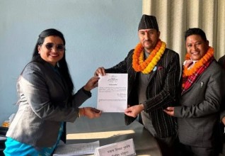 रास्वपाबाट ललितपुर–२ मा जगदीश खरेलको उम्मेदवारी दर्ता