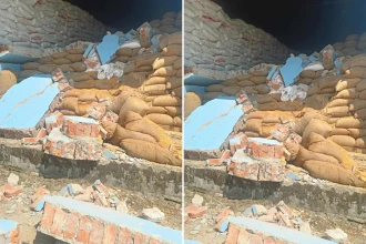 चितवनमा दाना उद्योगको पर्खाल भत्किँदा तीन मजदुरको मृत्यु