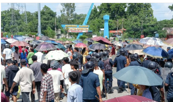 गरिमा हत्या विरोधमा बाराको पथलैयामा प्रदर्शन