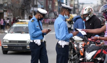 ट्राफिक कारबाहीमा एकै दिन २० लाख ३९ हजार राजस्व सङ्कलन