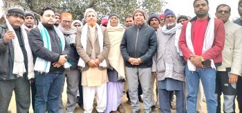 एमाले उम्मेदवार मियाँले गरे  धोबीनी ४ लंगडीमा घरदैलो तथा मतदाता भेटघाट