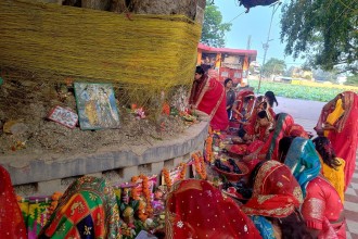 मिथिलाञ्चलमा आज श्रद्धापूर्वक मनाइँदै ‘वटसावित्री’ पर्व