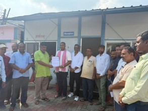 विश्व तेली दिवसमा रसुवा बाढीपीडितलाई १ लाख ५१ हजार सहयोगको चेक हस्तान्तरण 