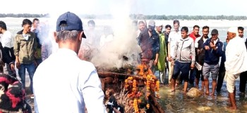 इजरायली हमलामा ज्यान गुमाएका विपिन जोशीको राष्ट्रिय सम्मानसहित अन्त्येष्टि