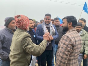 रास्वपा उम्मेदवार सुशील कानुद्वारा वीरगञ्ज–२८ मा घरदैलो कार्यक्रम सम्पन्न