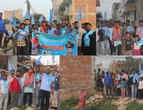 हरि पन्तको घरदैलोमा जनलहर : श्रीपुरदेखि नगवासम्म रास्वपाको मजबुत उपस्थिति