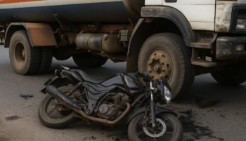 बाराको जीतपुरमा ट्यांकरको ठक्करबाट मोटरसाइकल चालकको मृत्यु
