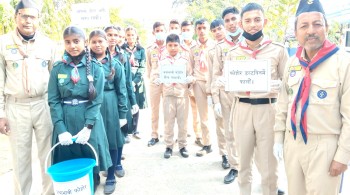 वीरगंजमा स्काउट विद्यार्थीहरूको सरसफाइ अभियान सम्पन्न, ६ नं गेटदेखि कुम्हाल टोलसम्म सफाइ