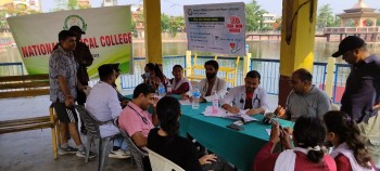 नेशनल मेडिकल कलेजद्वारा घडीर्वा पोखरी अवस्थित  निस्शुल्क स्वास्थ्य शिविर सम्पन्न, २०८ बिरामीले गराए स्वास्थ्य परीक्षण