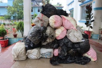 बगरमा गाडिएको अवस्थामा ११ सय किलो गाँजा फेला, प्रहरीद्वारा अनुसन्धान तीव्र