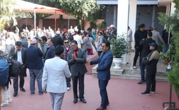 एमालेको बैठकमा नवनिर्वाचित केन्द्रीय सदस्यहरूको उपस्थिति