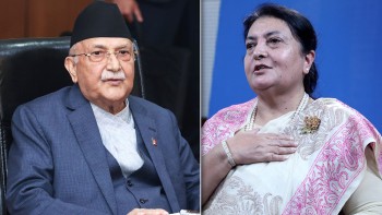 एमाले अध्यक्ष ओली र पूर्वराष्ट्रपति भण्डारीबीच भेटवार्ता,के भयो छलफल ?