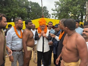 वीरगन्जको सुगौली विर्तामा कुस्ती प्रतियोगिताको सुरुवात, पूर्व सांसद अमात्यद्वारा उद्घाटन