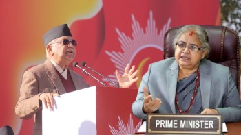 ओलीको दाबी: वर्तमान सरकारलाई चुनाव गराउने अधिकार छैन