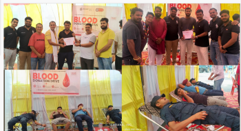 राउन्ड टेबल नेपाल र रोट्र्याक्ट क्लब वीरगञ्ज मेट्रोपोलिसको रक्तदान, ५८ जनाले दिए रगत