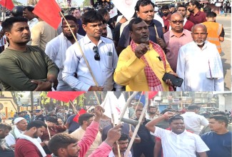 ओली पक्राउको विरोधमा वीरगंजमा पनि बिरोध प्रर्दशन, रिहा नगरे चरणवद्ध आन्दोलन गर्ने चेतावनी