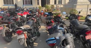विजयादशमीमा ट्राफिक नियम उल्लङ्घन बढेपछि रौतहटमा १३९ मोटरसाइकल नियन्त्रणमा