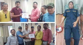 फोनिजले आयोजना गरेको रक्तदान कार्यक्रममा मधेस प्रदेशका महासचिव बृजमान तामाङसहित  १२ जनाले गरे रक्तदान
