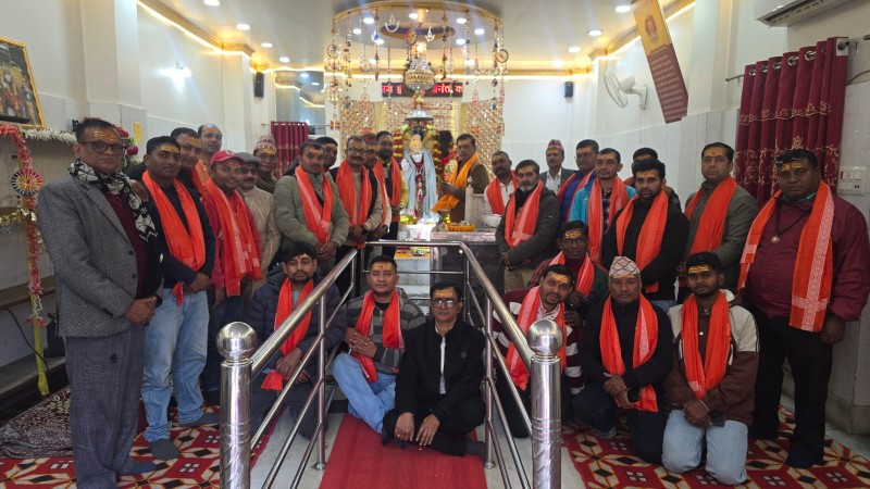 श्री सिरडी साई बाबा मन्दिर सेवा ट्रस्टद्वारा हिन्दू पत्रकार संघ नेपाल सम्मानित