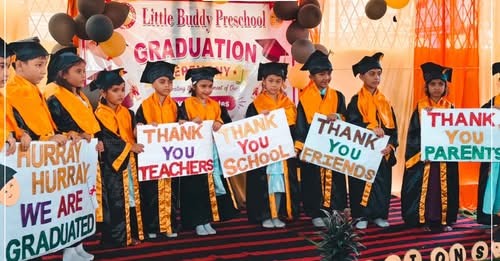 लिटल बडी प्रि स्कुलमा युकेजी उत्तीर्ण विद्यार्थीहरूको भव्य ग्राजुएसन सेरेमोनी सम्पन्न