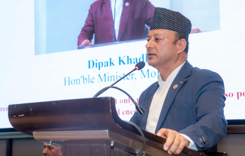 ऊर्जा क्षेत्रमा सरकारी–निजी सहकार्य अपरिहार्य - ऊर्जामन्त्री खड्का