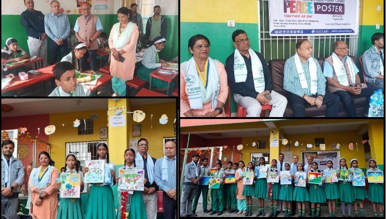 नवदीप एकेडेमीका विद्यार्थीहरूलाई पिस पोष्टर चित्रकला प्रतियोगितामा परी गुप्ता प्रथम, आचल साह दोस्रो र मिराली जैसवाल तेस्रो स्थान हासिल 