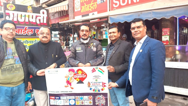 रक्सौल लायन्स क्लबद्वारा नेपाल लायन डिस्ट्रिक्ट ३२५एलका बाइकरहरूलाई भव्य स्वागत