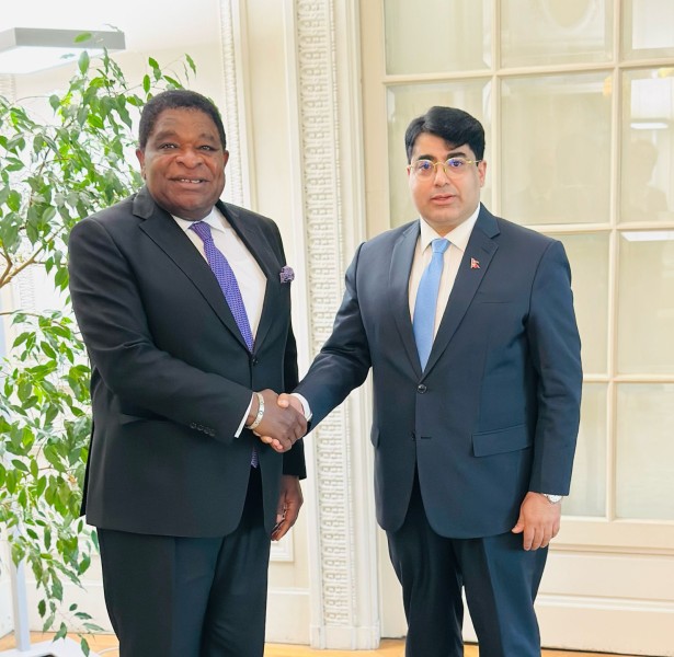 आईएससी महासचिव एकनाथ ढकाल र आईपीयू महासचिव मार्टिन चुंगोंबीच भेटवार्ता