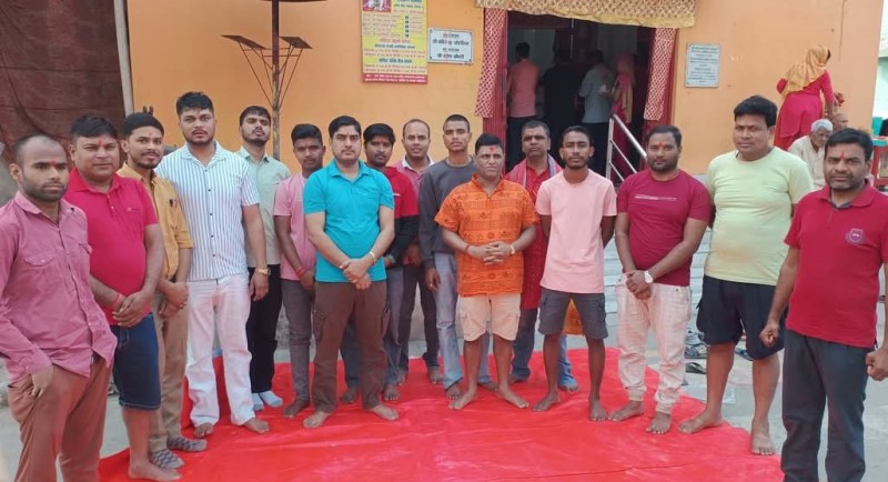 हिन्दु स्वयंसेवक संघ नेपालद्वारा पन्चमुखी हनुमान मन्दिरमा २१ औं साप्ताह सामुहिक हनुमानचालीसा पाठ सम्पन्न