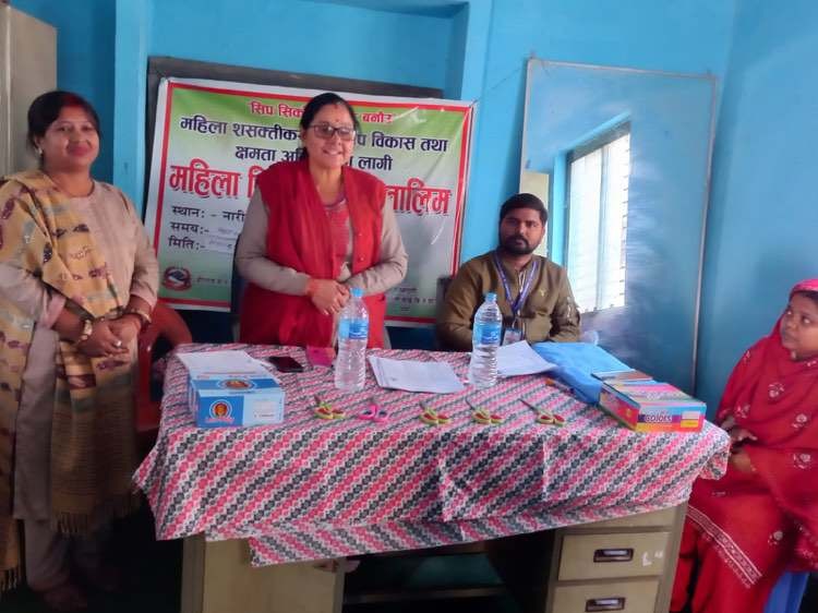 महिलाहरुलाई आत्मनिर्भरता बनाउने उदेश्यले ४५ दिने एण्डभान्स सिलाइ कटाइ तालिम संचालनमा 