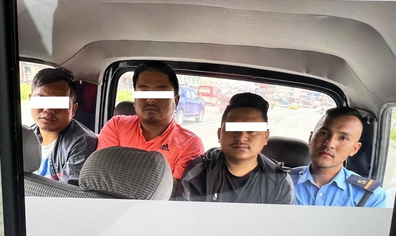     १५५ ग्राम एम्फेटामिनसहित चार जना नियन्त्रणमा