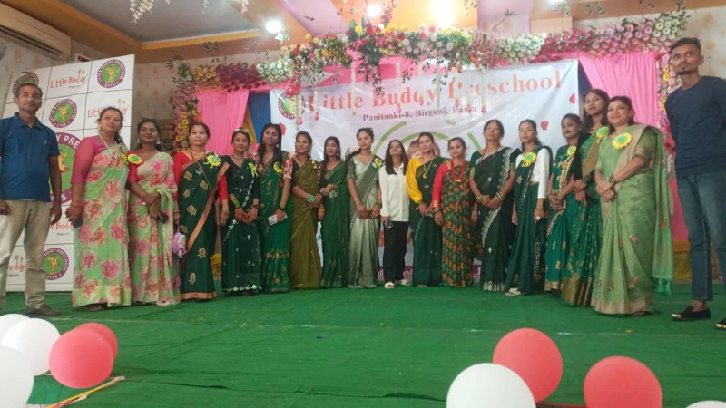 लिटिल बडी प्रि-स्कुलद्वारा मम एण्ड मी प्रतियोगिता सम्पन्न