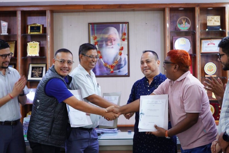 वीरगंज महानगरपालिकामा फोहोरमैला व्यवस्थापन तथा वातावरण संरक्षणसम्बन्धी त्रिपक्षीय सम्झौता सम्पन्न