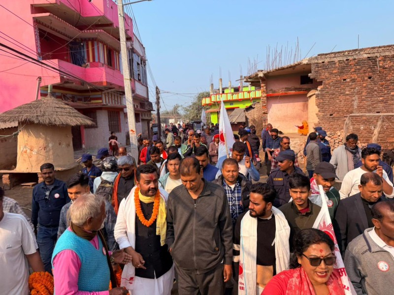 वीरगंज २१ मा एमालेको शक्ति प्रदर्शन , सुर्य आयो आयो कसैले रोक्न सक्दैन : यादव  