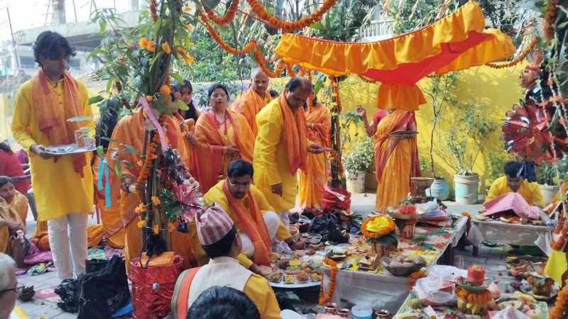 बिधालयको शान्तिको कामना होस् भन्ने उद्देश्यले एक दिवसीय श्रीमद् भागवत् एकाइ महायज्ञ सम्पन्न