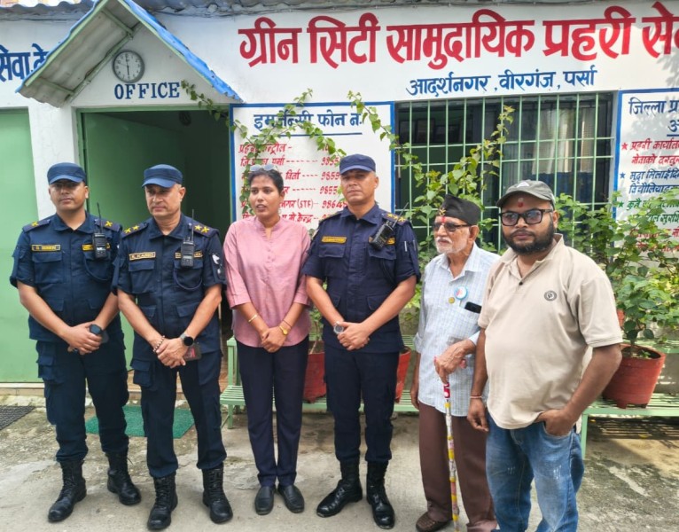 ग्रीनसिटी सामुदायिक प्रहरी सेवा केन्द्र आदर्शनगरद्वारा एसपी पवन भट्टराईसँग परिचयात्मक तथा अन्तरक्रिया कार्यक्रम सम्पन्न
