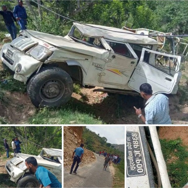 डोटी जिल्लामा जीप दुर्घटनामा एक जनाको मृत्यु , आठ जना घाइते 
