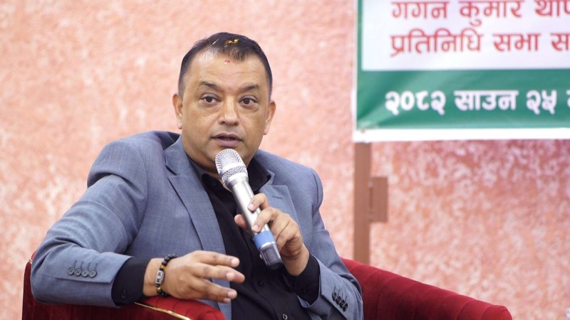 रास्वपाको पहिलो महाधिवेशनमा कांग्रेस सभापति गगन थापाको सहभागिता