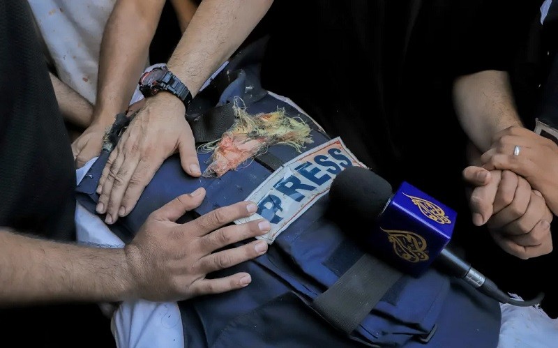 गाजामा इजरायली आक्रमणमा परी पाँच जना पत्रकार मारिए