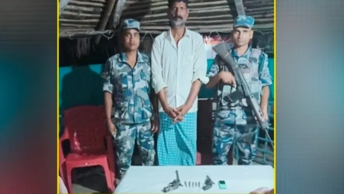 सिम्रौनगढबाट दुई कटुवा पेस्तोल र ५ राउन्ड गोलीसहित एक जना पक्राउ