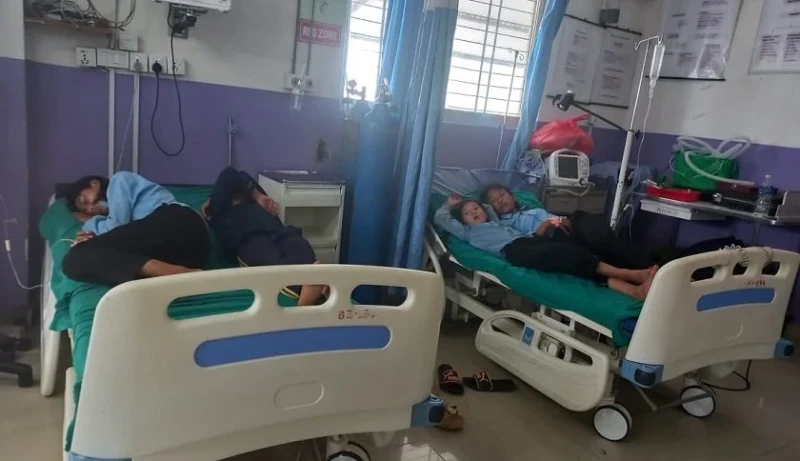 अरिङ्गालको टोकाईबाट चार जना विद्यार्थी घाइते