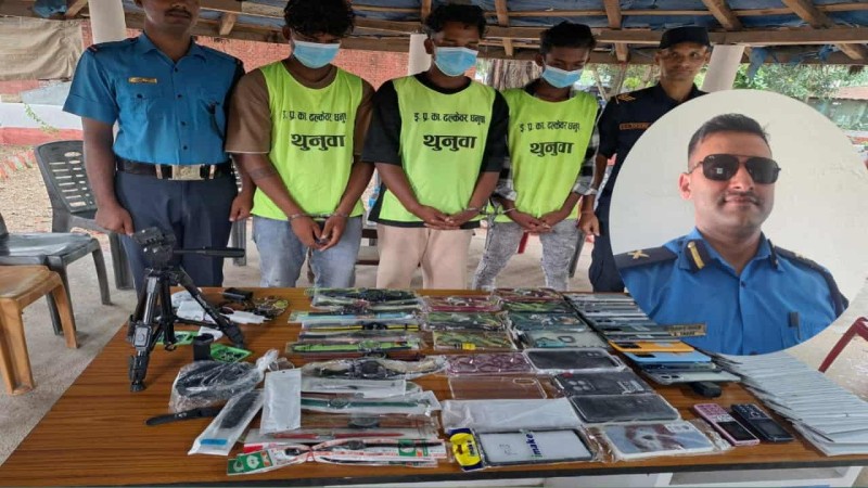 धनुषामा राति पसल फोड्ने गिरोह पक्राउ, थप अनुसन्धान जारी: प्रहरी निरीक्षक यादव : चोरीजस्तो अपराध सहन सकिँदैन