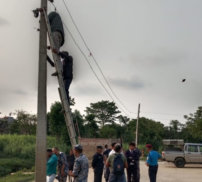 अवैध चोरी निकासी तथा पैठारी नियन्त्रण गर्न वीरगञ्जका विभिन्न आठ स्थानमा ‘सिसी क्यामेरा’ जडान