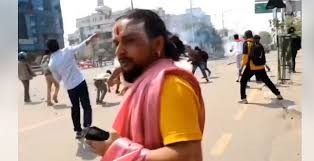 राजावादी आन्दोलनमा सहभागी विवादास्पद धर्मगुरु खतिवडा पक्राउ