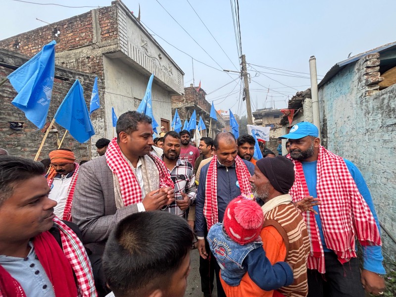 अटराहा सुगौलीमा रास्वपाका उम्मेदवार सुशील कुमार कानुको घरदैलो सम्पन्न