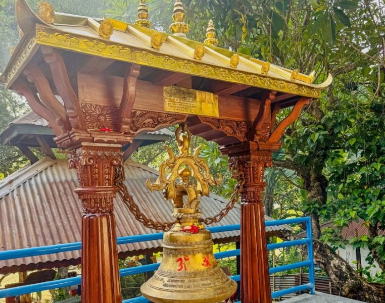 मनकामना मन्दिरमा हालसम्मकै ठूलो तौलको घण्टी  चढाइयो