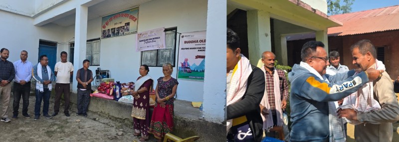 रोट्र्याक्ट क्लब अफ मेट्रोपोलिसद्वारा ठोरीको वृद्धाश्रम र सेढवा विद्यालयमा सामग्री सहयोग