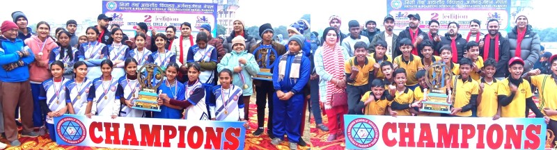 दोस्रो प्याब्सन टी–१० क्रिकेट प्रतियोगिता  सम्पन्न,  ब्लु हेभन र  लिटिल फ्लावर एकेडेमीले उपाधि उचाले