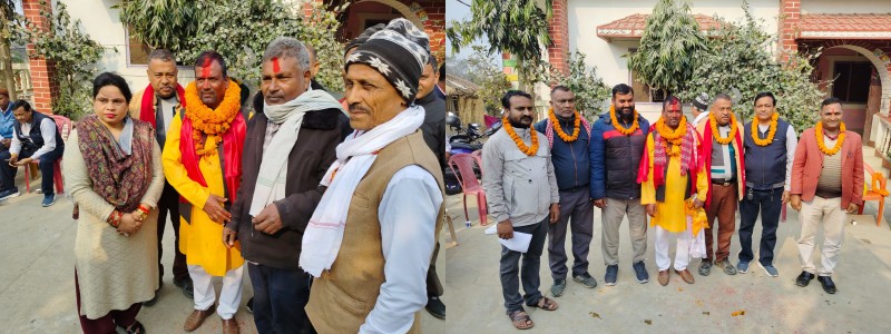 प्रसौनी बिर्तामा उपाध्यक्ष यावद सम्मानित,क्षेत्र र पालिका ईन्चार्जको कार्य बिभाजन तथा जिम्मेवारी तोकिएको पत्र बितरण