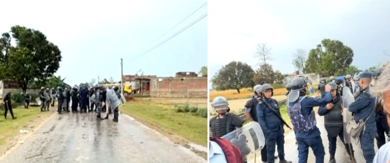 कपिलवस्तुको महाराजगञ्जमा झडपपछि अनिश्चितकालीन निषेधाज्ञा